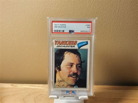 Topps Catfish Hunter Psa Ebay