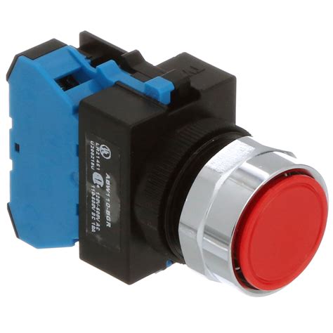 Idec Corporation Abw B G R Pushbutton Switch Ma V No Mom Mm