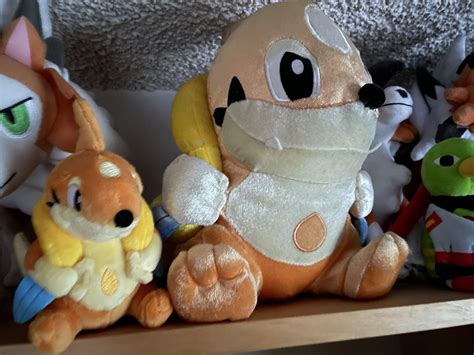 The only two Floatzel plush ever produced (aka my sitting cutie finally ...