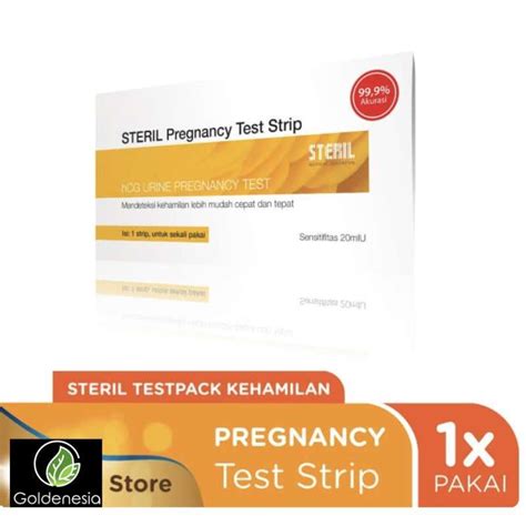 Jual Steril Pregnancy Test Strip Tespek Test Pack Tes Kehamilan