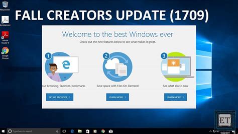 Windows Fall Creators Update How To Upgrade Youtube