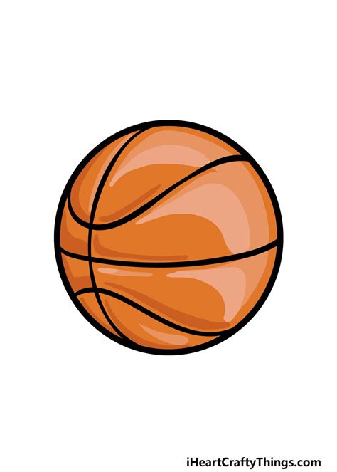 Cartoon Basketball Drawing Tutorial