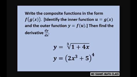 Find Derivative Y Cube Root X Chain Rule With Inner Outer