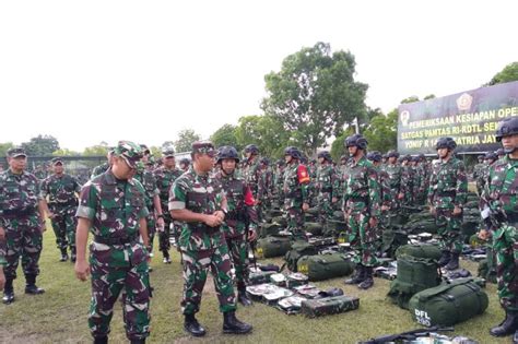 Pangdam II Sriwijaya Liat Kesiapan Satgas Pengaman Wilayah Perbatasan