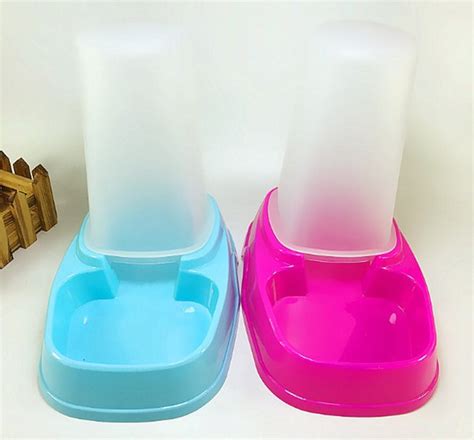 Jual Promo Tempat Makan Minum Anjing Kucing Dispenser Kecil Htm Biru