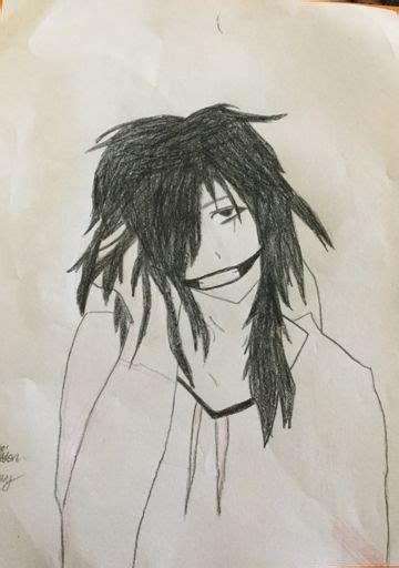 Jeff The Killer Drawing MrCreepyPasta Amino