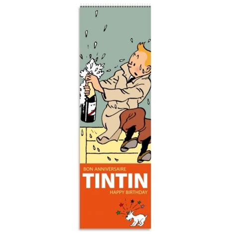 Adventures Of Tintin Anniversary Edition Calendar By Moulins Art