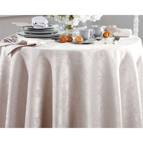 Nappe Rectangulaire Damass E En Polyester Nydel Gris X Cm