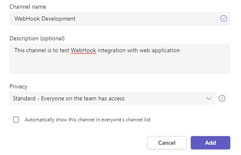 Microsoft Teams Incoming Webhook Integration With Asp Net Core