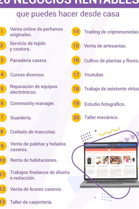 10 Ideas De Negocio Para Trabajar Desde Casa