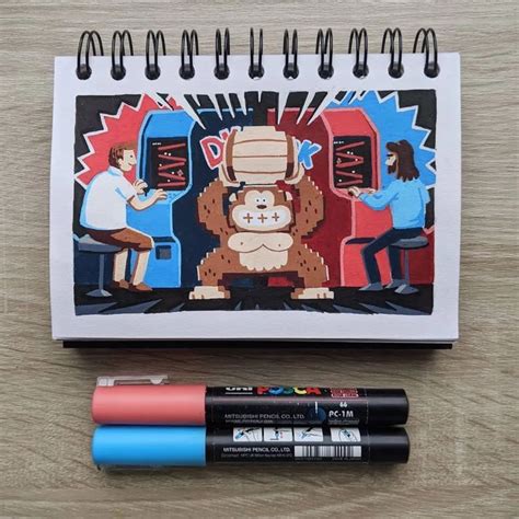 Posca Film Illustrations A Project By Jameschapman Artofit