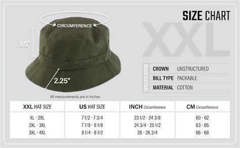 Trendy Apparel Shop Oversize Xxl Xxxl Short Brim Outdoor Bucket Hat Amazonca Clothing