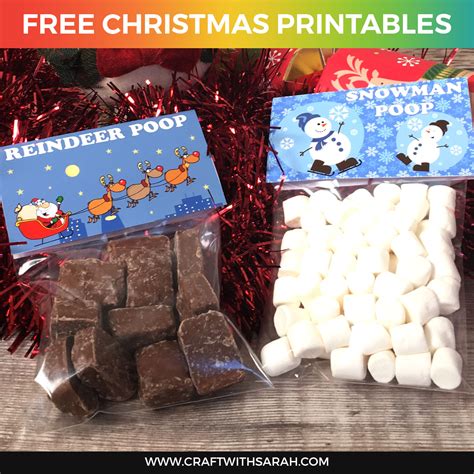 Snowman Poop And Reindeer Poop Craft With Sarah