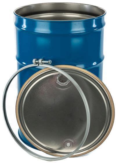 Reconditioned Gallon Steel Drum Open Head Unlined Bungs Light