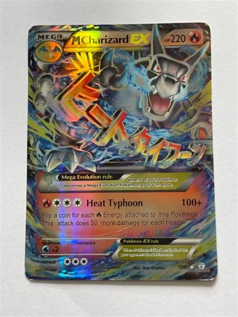 M MEGA CHARIZARD EX 12 83 Rare Holo Generations Pokemon Card EUR 37 95