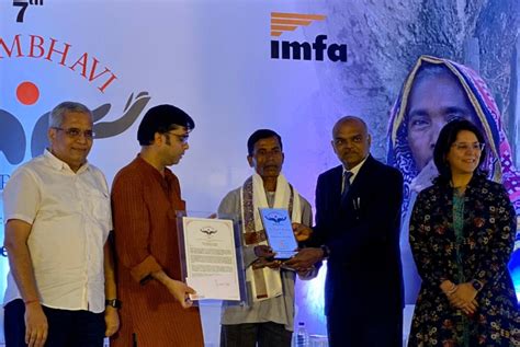 BIPF Confers Shambhavi Award On Deogarh Jungle Manch India Whispers