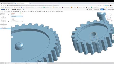 OnShape Gear Train Assembly YouTube