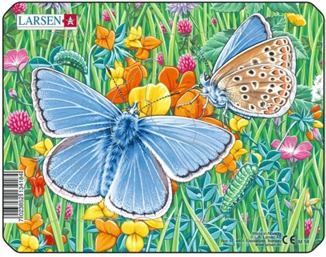 Rahmenpuzzle Schmetterling Larsen M Teile Puzzles