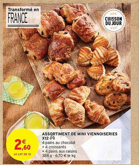 Promo Assortiment De Mini Viennoiseries Chez Intermarch Express