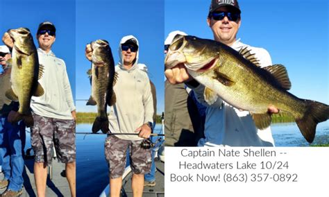 Headwaters Bass Fishing Guide Trip On Lake Okeechobee Bass