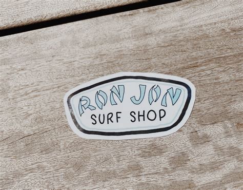 Ron Jon surf shop vinyl sticker | Etsy