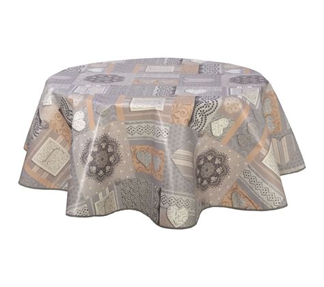 Nappe Ronde En Toile Cir E Proven Ale Lovely Diam Cm Gris