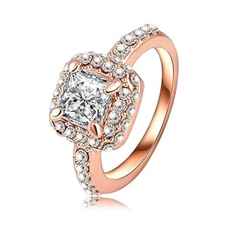 Anazoz Bague L Gant Romantique Valentin Carr Zircon Cubique Cristal