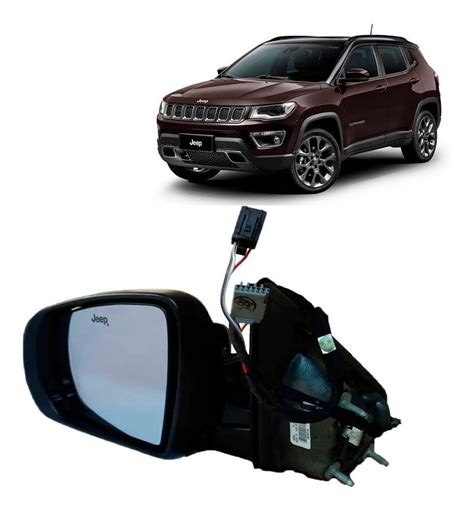 Retrovisor Jeep Compass 2017 2018 2019 2020 C Pisca Esquerdo Mercado