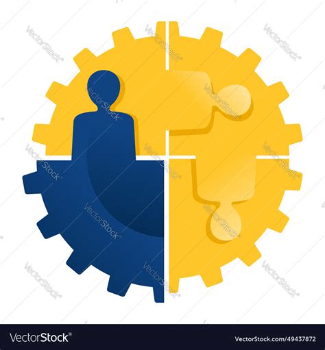 Hr Company Logo Template Human Resources Vector Image