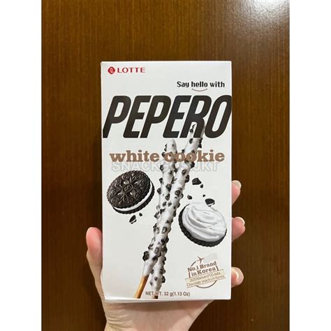 Jual Lotte Pepero White Cookie White Sesame Choco Cookie Nude