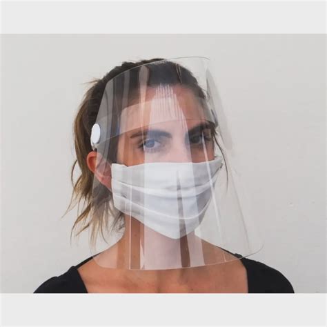 Máscara epi Transparente Viseira Protetor Facial Face Shield Submarino