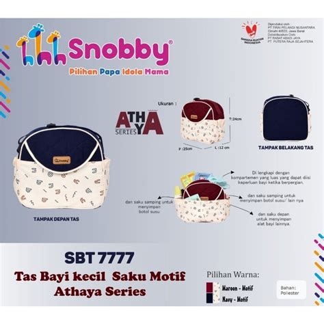 Jual Tas Bayi Snobby Besar Sedang Kecil Ransel Line Artsy Bearly Summit