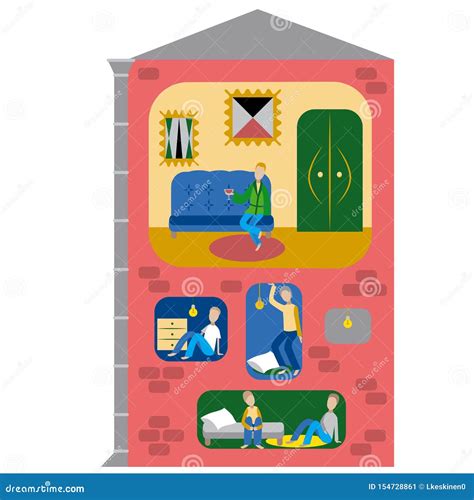 Housing Shortage Rubber Stamp Cartoon Vector | CartoonDealer.com #87769583