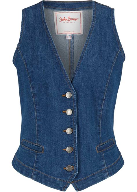 Sch Ne Klassische Jeansweste Blau Denim