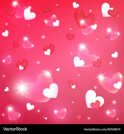 Pink Valentine Heart Background