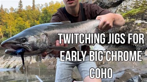 Twitching Jigs For Early Coho 2023 COHO SEASON BEGINS YouTube