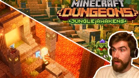 The New Dlc Is Amazing Minecraft Dungeons Jungle Awakens Episode 1 Youtube