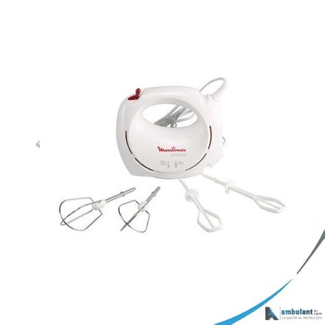 Batteur Moulinex EASY MAX ABM11A30 Blanc Rouge 3 Vitesse