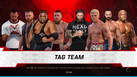 WWE 2K22 WWE VS AEW 8 Man Tag Team Elimination Match WWE 2K22