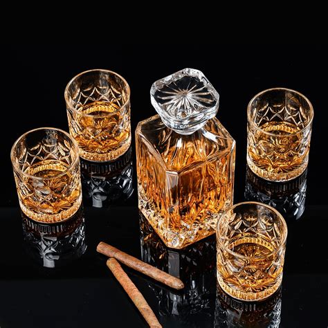 PARACITY Vasos De Whisky Antiguos Cristal De Cristal Para Beber Ron