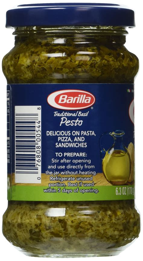 Barilla Traditional Basil Pesto Sauce 63 Ounce Pack Of 4 Buy