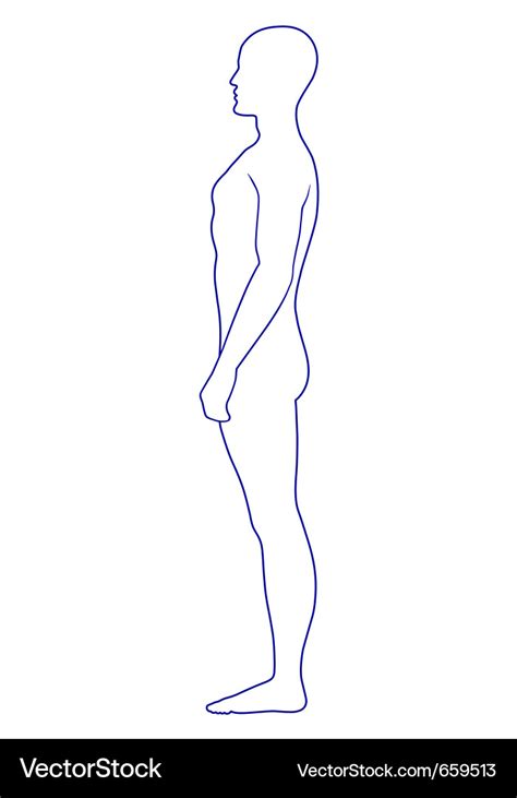 Man Body Outline Side View Best Free Png Hd Human Head Side View