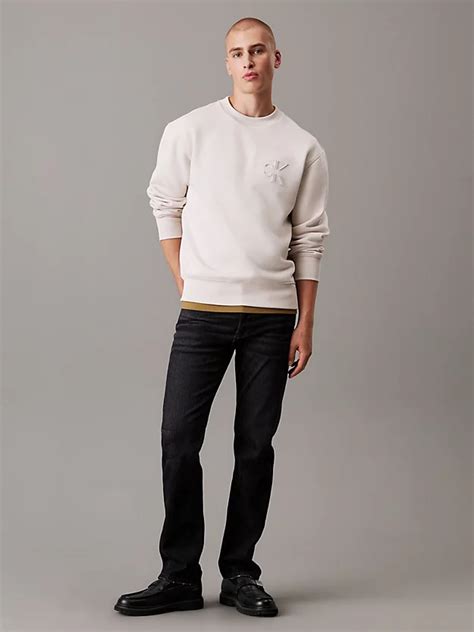 Relaxed Monogram Sweatshirt Calvin Klein® J30j327105pdh