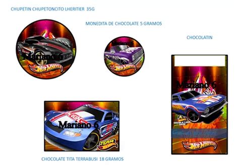 Kit Imprimible Candy Bar Hot Wheels Editable en venta en Anta Salta por sólo
