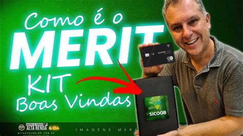 SICOOB MASTERCARD BLACK MERIT VEJA COMO EU RECEBI MEU KIT DO SICOOB