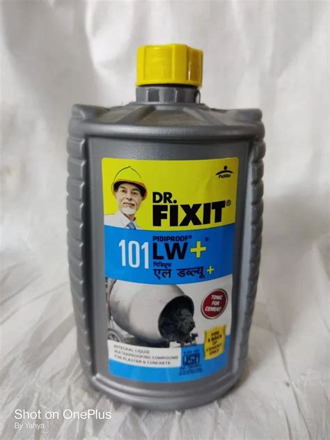 Dr Fixit Pidiproof Lw Plus Waterproofing Chemical Packaging Size