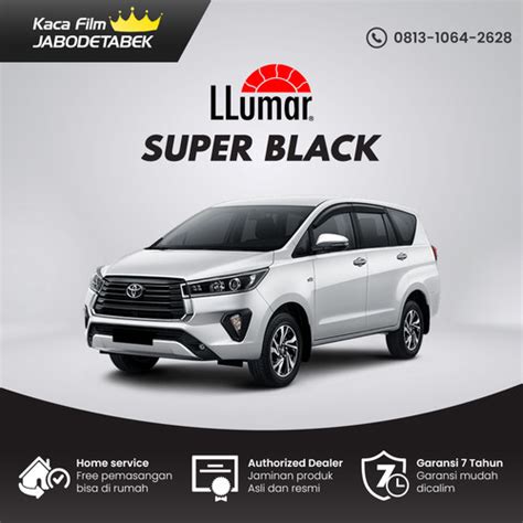 Jual Kaca Film LLumar Super Black Original Garansi Resmi 7 Tahun S