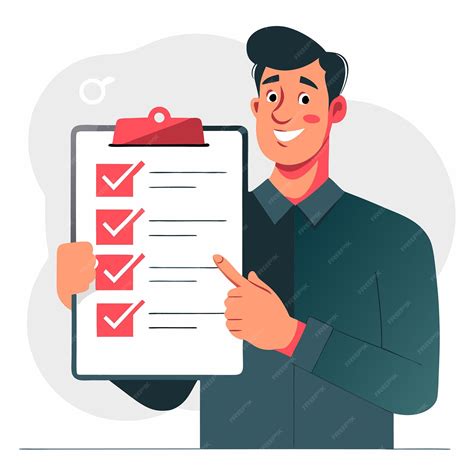 premium vector illustrative guide   concept  checkbox selection