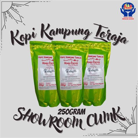 Kopi Kampung Toraja Gram Showroom Cumk Smartcu Berdaya Bersama