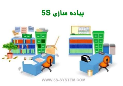 نمونه های اجرایی نظام آراستگی 5s نظام آراستگی محیط کار 5s